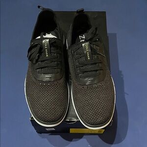 Cole Haan Men's Black and White Sneakers